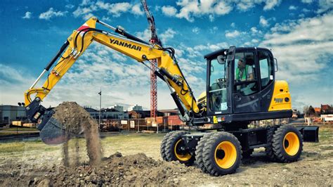 mini digger on wheels|Yanmar Compact Equipment .